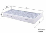 MAHLE LAK1157-S Pollen Filter - Active Carbon Filter for 14-Pt. 308 + Ca — Air & Cabin Filters