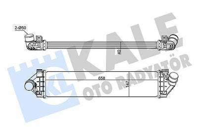 Kale 355015 Turbo Intercooler Fits Focus III, C Max and 3 more models — Turbo & Supercharger
