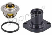 topran thermostat 89c for peugeot 206 307, plastic body thermostat with ring gasket TOPRAN Thermostat 89°C - Fits Peugeot 206 1.4 1.6, 307 1.4 1.6 16V, Partner | Automotive Replacement Part TOPRAN Thermostat 89°C for Peugeot 206 307 topran, thermostat, peugeot, engine-cooling, auto-mechanics, car-owners, vehicle-parts, automotive-replacement, ai-generated, replacement-parts