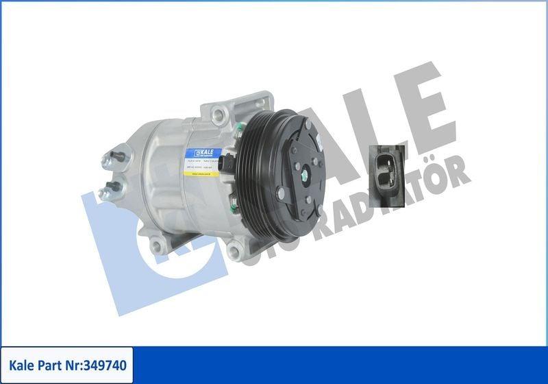 Delphi KALE 349740 Climate Compressor - CVC5 Model — A/C Compressor