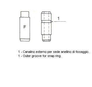 Metelli Valve Guide Emme Mercedes M103 - 4 — Valvetrain
