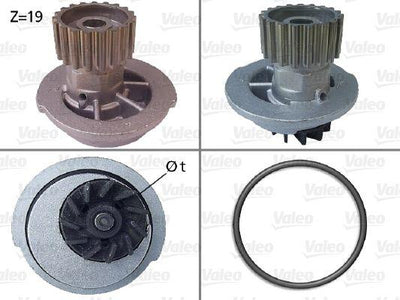 Valeo 506649 Water Pump Cruze/Lacetti/Kalos/Aveo/Rezzo 1.4-1.6 16V — Water Pump & Thermostat