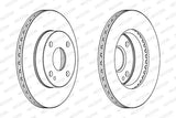 FERODO DDF497 Front Brake Disc for Mazda 323 (1990-1996) – Ventilated Type — Brake Rotors & Drums