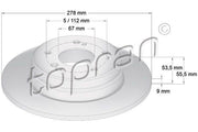 topran brake disc for mercedes w210, rear brake disc specifications for mercedes w203, topran 400864 brake disc TOPRAN Brake Disc - Compatible with Mercedes W210 W203 C200 208-209 CLK | 278mm TOPRAN Brake Disc for Mercedes W210 W203 C200 CLK topran, brake-disc, mercedes-parts, vehicle-maintenance, car-accessories, automotive, braking-system, brake-disc-w210, brake-disc-w203, ai-generated