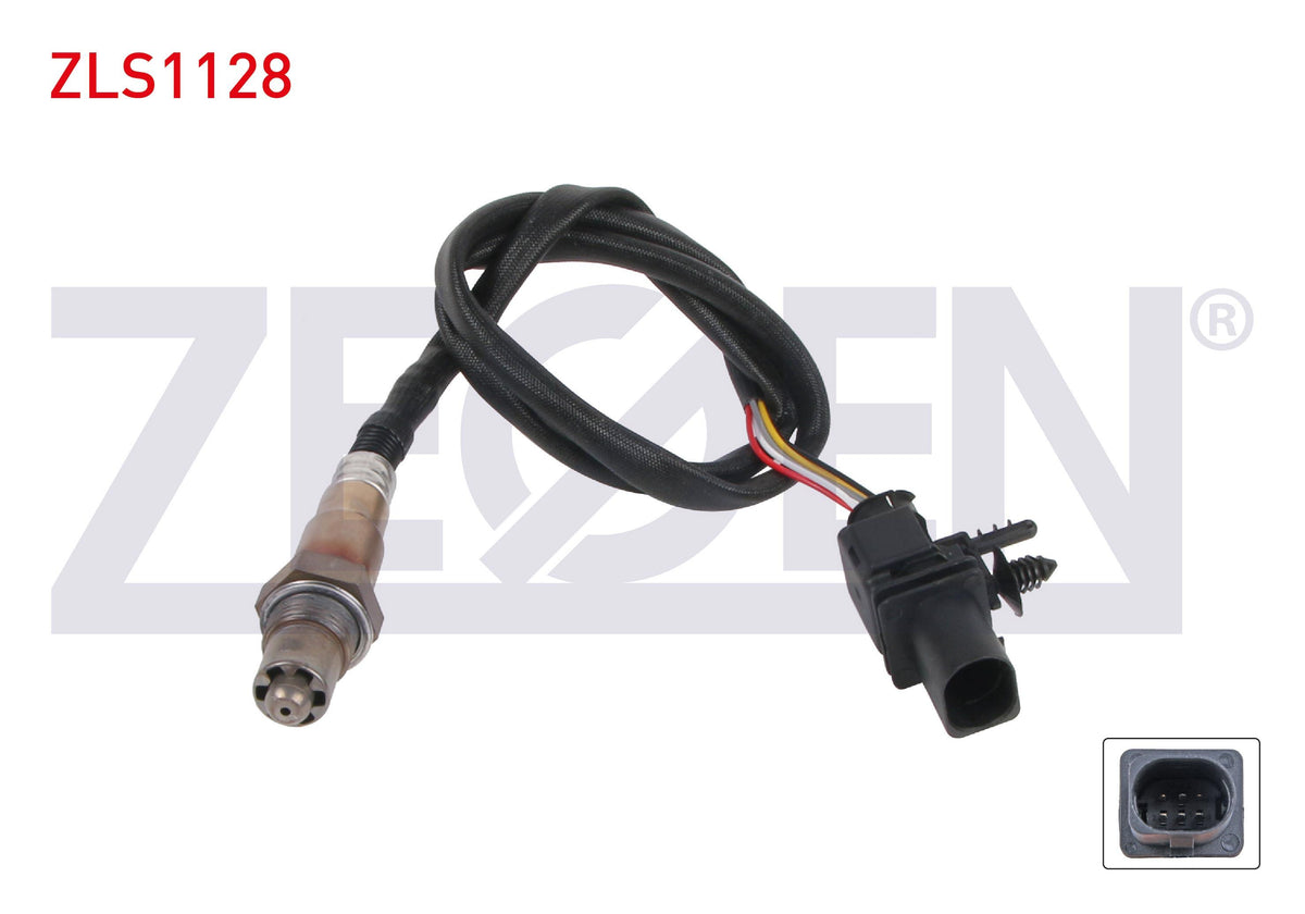 Zegen ZLS1128 Lambda (Oxygen) Sensor 830 mm Right VW Passat-Jetta III-Golf V 2.0 FSI-2.0 TSI (Blr-Bly-Bvy — Oxygen & Air-Fuel