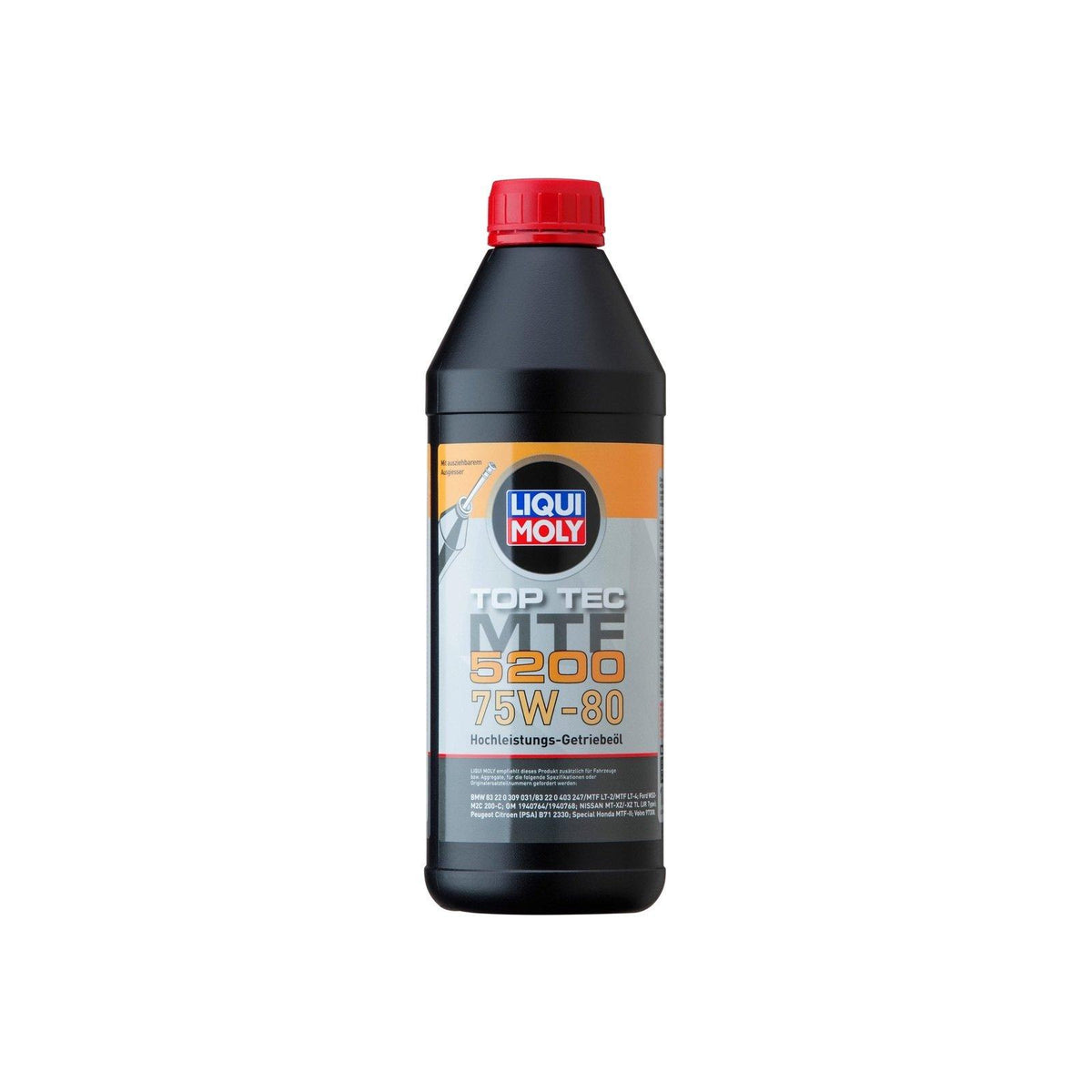 Liqui Moly 21688 Top Tec MTF 5200 75W-80 Transmission Oil 1 Litre (20845) | 1 Piece