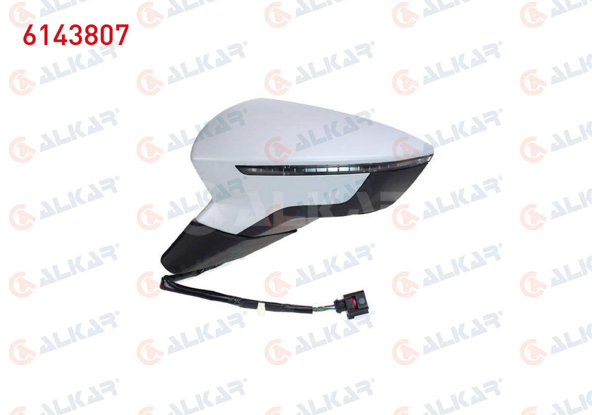 Alkar 6143807 Complete Mirror Left Leon 13 > Folding — Mirrors