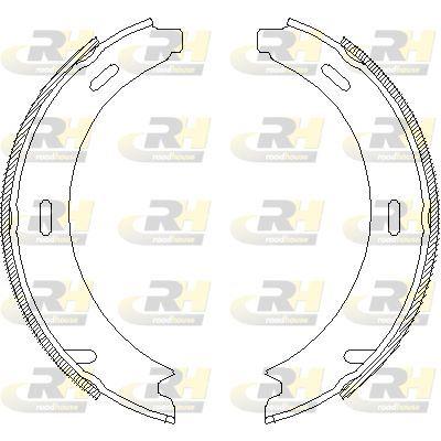 ROADHOUSE 4093.00 Brake Shoe Set — Brake Cables & Hardware