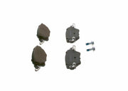 bosch brake pad set for mondeo and jaguar, technical specifications of bosch brake pad, installation view of bosch brake pads BOSCH 0986424671 Brake Pad Set - High Performance for Mondeo III 00-04 and Jaguar X Type | 16.8mm Thickness BOSCH Brake Pad for Mondeo & Jaguar | High Performance bosch, brake-pads, car-parts, mondeo, jaguar, brake-systems, mechanics, auto-repair, low-metallic, ai-generated