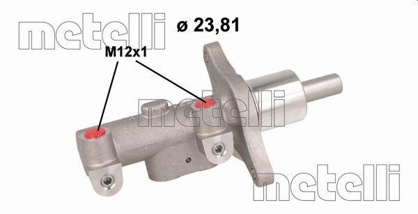 Metelli 05-1137 Brake Ana Merkez 23,81mm (Citroen C5 III 08 -) — Brake Hydraulics