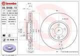 BREMBO Brake Disc - 340 mm x 32.5 mm, 5x120 fit for VW Transporter — Brake Rotors & Drums