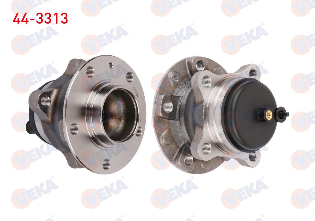 Veka 44-3313 Wheel Hub Left-Right Rear with Bearing ABS li 5 Bjn Peugeot 3008 2016-/ 5008 2014-/ Citroen C4 — Hub Assemblies