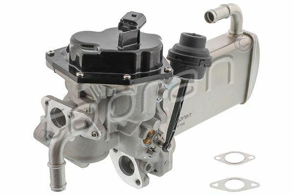 TOPRAN 117516 EGR Valve Cooler - Electric, 5-Pin Connector, VW Transporter — Emission Control