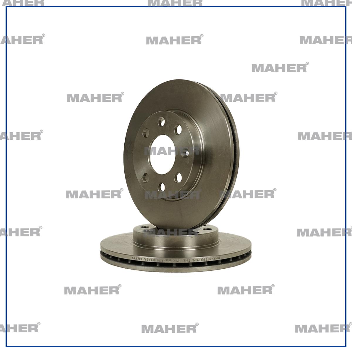 MAHER 16793 Brake Disc Vectra A 88-95 / Astra F 91-98 / Corsa B 93-00 / Combo B 94-01 / Front Air 236 — Brake Rotors & Drums