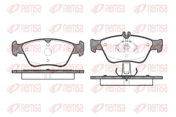 REMSA 0586.00 Brake Pad — Brake Pads