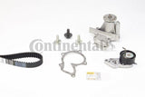 Continental CTAM CT881WP1 - Timing Belt & Water Pump Set for Ford Focus & Fiesta 1.4-1.6 16V — Water Pump & Thermostat