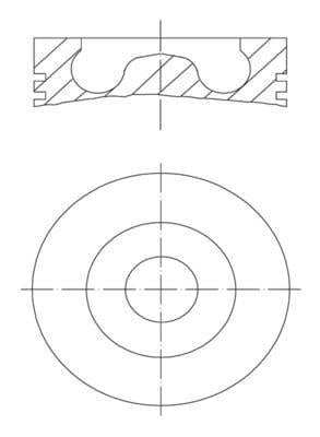 MAHLE Motor Piston Ring (86mm) — Pistons & Rotating