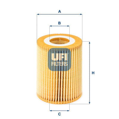 Ufi 25.069.00 Oil Filter Mercedes OM642 W203/W204/W211/W212/C219/C218/W221 Vito/Sprinter — Oil Filters