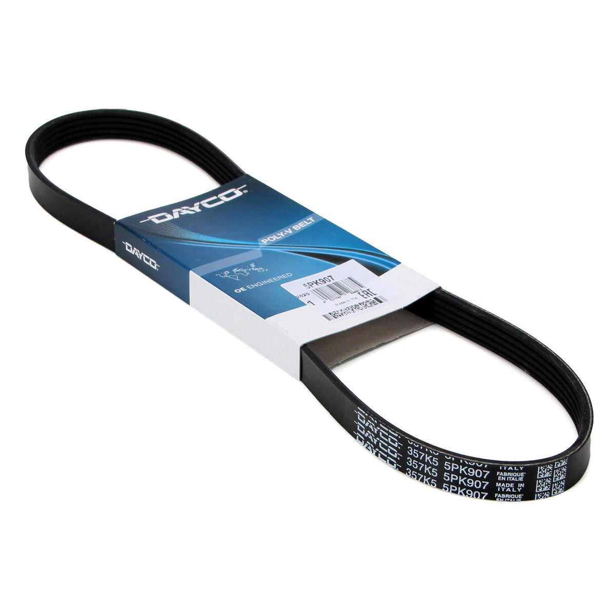 DAYCO 5PK907 V-Belt - Compatible with Renault Clio & Toyota Corolla — Belts