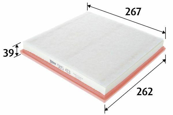 VALEO Air Filter - Performance for Opel Astra J & Chevrolet Cruze — Air & Cabin Filters