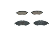 BOSCH front brake pads for Chevrolet Aveo and Kalos, BOSCH brake pads product detail view, BOSCH brake pads technical specifications BOSCH Front Brake Pads – Compatible with Chevrolet Aveo/Kalos (2005-2013) | Daewoo Nubira (1997-2003) | Epica (2005-2006) BOSCH Front Brake Pads for Chevrolet Aveo and Kalos bosch, brake-pads, chevrolet, car-parts, mechanics, vehicle-safety, brembo-compatible, low-metallic, car-owners, ai-generated