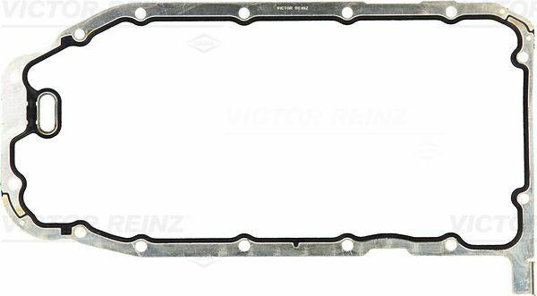 victor reinz oil pan gasket, 71-33696-00 gasket close-up Victor Reinz Oil Pan Gasket - 71-33696-00 | Perfect for Car Owners & Mechanics Victor Reinz Oil Pan Gasket - Durable & Reliable victor-reinz, oil-pan-gasket, auto-parts, mechanics, car-owners, engine-parts, gaskets, vehicle-maintenance, durable-gasket, ai-generated