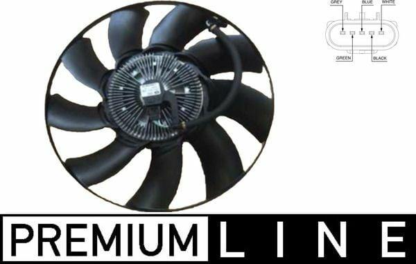 mahle behr cff475000p radiator fan view 1, mahle radiator fan premium line discovery 4 MAHLE BEHR CFF475000P Radiator Fan - Premium Line for Range Rover Models | 19.69 in Diameter BEHR CFF475000P Radiator Fan - Premium Cooling Fan mahle, behr, radiator-fan, cooling-fan, range-rover, land-rover, car-parts, auto-repair, mechanics, ai-generated