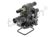 topran thermostat housing for ford, thermostat assembly for ford fiesta and fusion, high quality thermostat housing complete TOPRAN Thermostat Housing Complete for Ford Fiesta & Fusion 1.4TDCI | 83°C Opening Temperature TOPRAN Thermostat Housing - Ford Fiesta, Fusion topran, thermostat-housing, ford-parts, car-repair, mechanics, engine-cooling, car-maintenance, auto-parts, thermostat, ai-generated