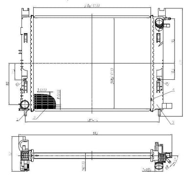 MGA 80779 Radiator *26mm* Brazing (Renault: Clio IV Captur / Dacia: Dokker Duster Logan Sandero II 1.5 dCi — Radiators & Fans
