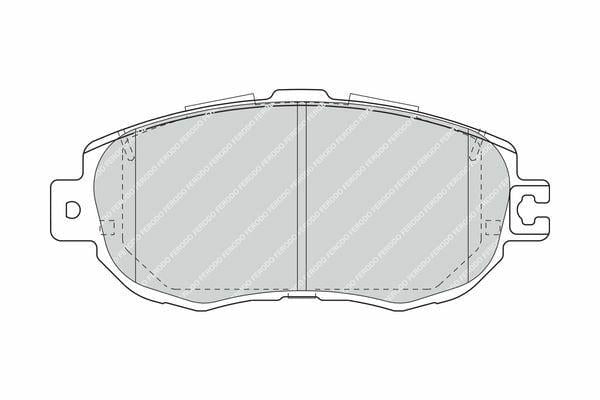 FERODO FDB1558 Brake Pad Set for Lexus 1989 — Brake Pads