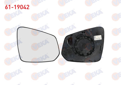 Veka 61-19042 Ford Courier 2024 Model onwards Mirror Glass Right Pair Angled Heated — Mirrors