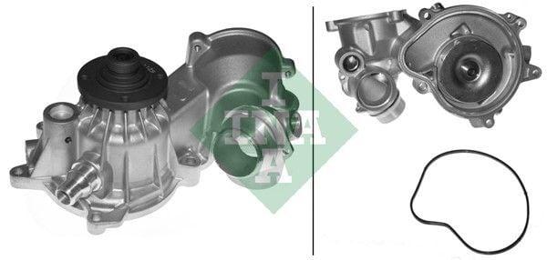 INA Water Pump 538018410 - N-62 / N-73 Compatible for E65 / E66 / E67 — Water Pump & Thermostat