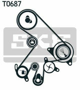 SKF VKMA91303 Timing Belt Kit - Compatible with 1999-2007 Corolla and Avensis 2.0D-4D — Belts