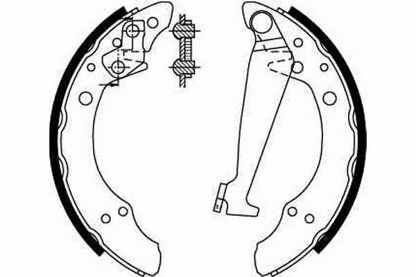 trw-gs8526-brake-shoes, trw-gs8526-on-vehicle, trw-gs8526-specifications TRW GS8526 Brake Shoes - Ideal for Volkswagen Classic Golf Owners & Mechanics | 200 mm Diameter TRW GS8526 Brake Shoes for Volkswagen Classic Golf trw-gs8526, brake-shoes, volkswagen-parts, car-repair, mechanics, auto-parts, brake-system, polo-golf, vehicle-maintenance, ai-generated