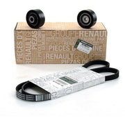 mais alternator belt kit for renault clio 2004-2010, complete set of alternator belt kit components Mais Alternator Belt Kit for Renault Clio 3 (2004-2010) 1.2 16V | Complete Set Mais Alternator Belt Kit for Renault Clio 2004-2010 renault-clio, alternator-belt-kit, mais-products, car-maintenance, automotive-parts, belt-kit, renault-parts, car-owners, car-enthusiasts, ai-generated