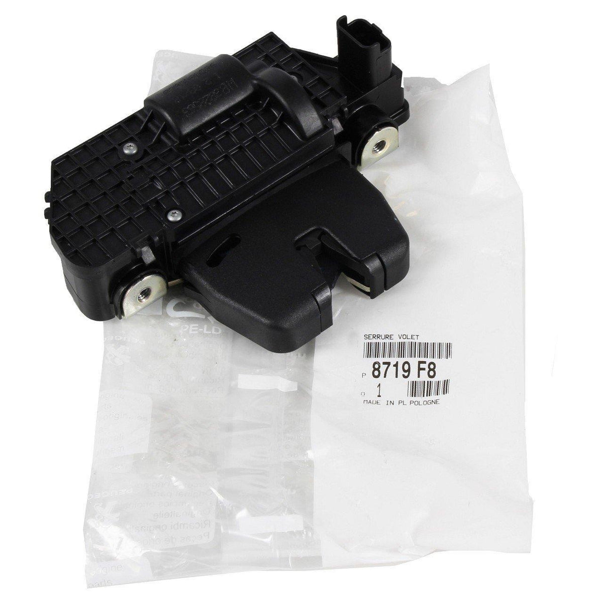 Peugeot PSA 8719.F8 - Original Trunk Lock for 2020 Peugeot 208 — Handles, Locks & Latches