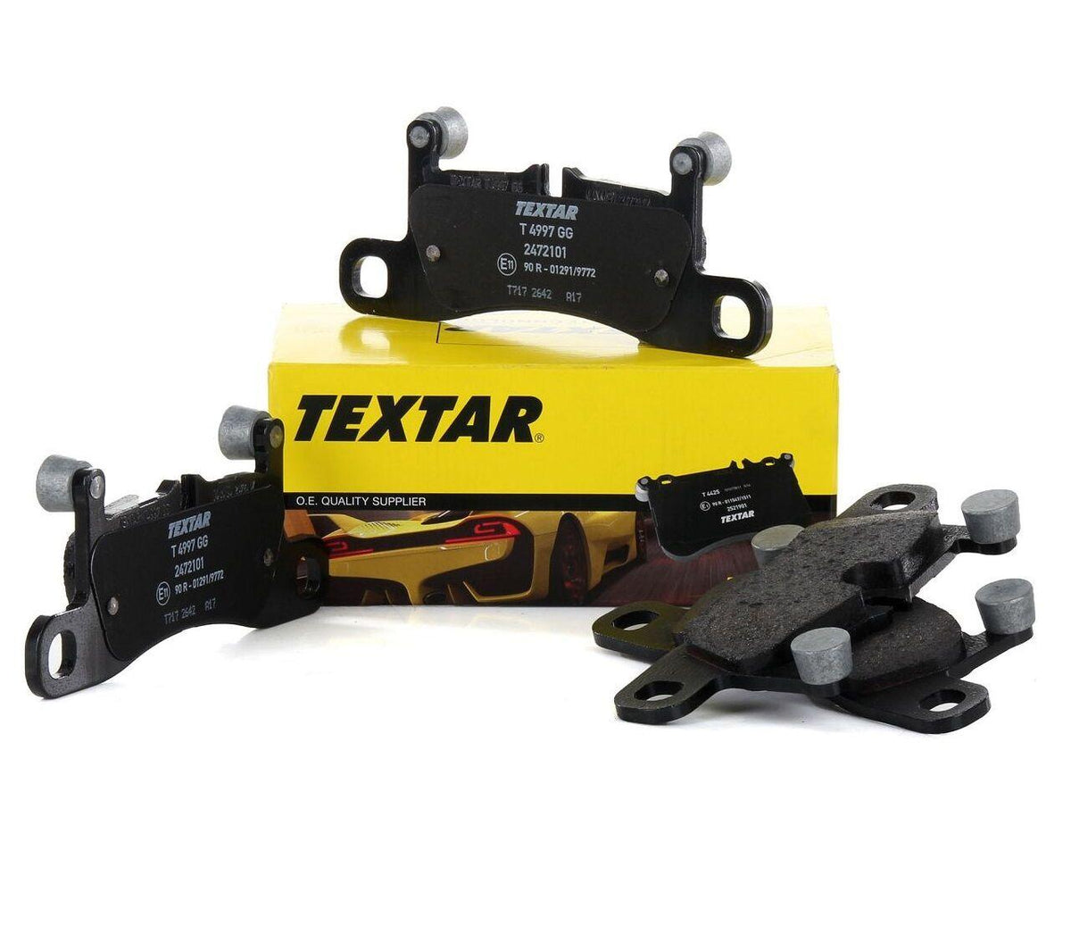 Textar 2472101 Porsche Cayanne 2012 Model onwards Volkswagen Touareg 2012 Model onwards Rear Brake Pad — Brake Pads