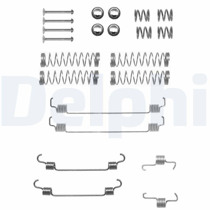 Delphi LY1331 Brake Shoe Mounting Set Corsa F /C-Elysee /C2 /C3 II /Ds3 /208 II — Brake Cables & Hardware