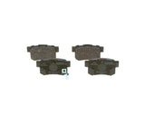 BOSCH Brake Pads Rear 0986494358 - Low-Metallic Metal with Wear Indicators for Honda CR-V