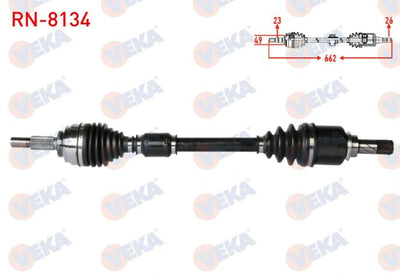 Renault 4 Renault Clio IV 2012-2020 1.5 dCi Left Axle Complete — Axles, CV Joints & Boots