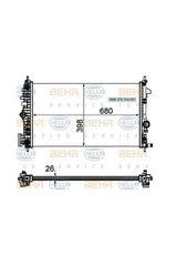 Mahle Opel Insignia 2.0 CDTi Diesel Automatic Radiator — Radiators & Fans