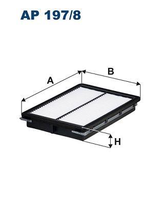 Filtron AP197-8 Air Filter Hyundai Sonata VII (LF) 2.0 Cvvt 14- Kia Optima 2.0 GDI Hybrid 16-