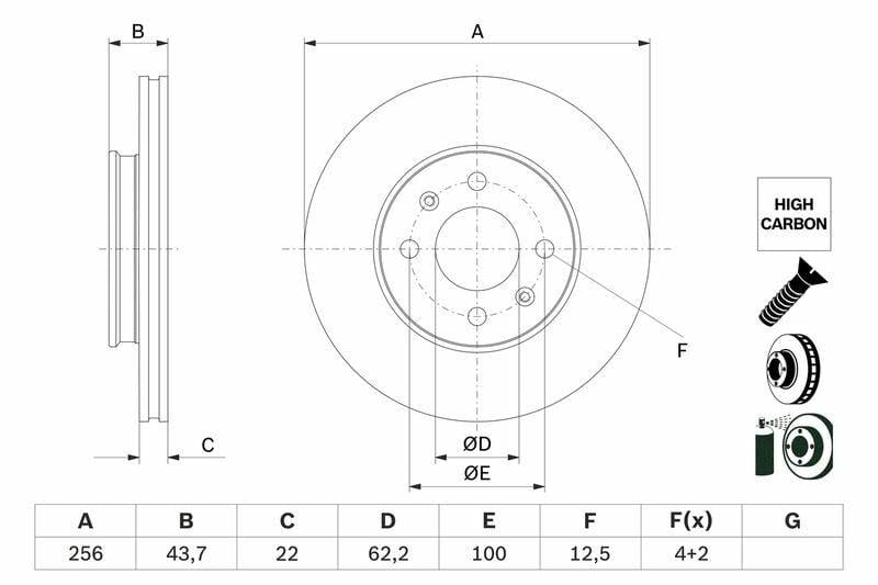 bosch disk on ad 11 accent rio brake disc, 2 pack bosch brake disks, technical specifications for bosch brake discs BOSCH Disk On (Ad) 11-Accent-Rio - 2 Pack | Premium Brake Disks for Car Owners & Mechanics Bosch Disk On Ad 11 Accent Rio | 2 Pack bosch, brake-disks, car-parts, mechanic-tools, car-repairs, safety, automotive, car-owners, high-quality, ai-generated
