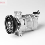 denso dcp09002 car ac compressor, installation image of denso dcp09002, denso compressor specifications DENSO DCP09002 | Car AC Compressor for Doblo, Marea, and Stilo | Replacement Part for Mechanics and Car Owners DENSO DCP09002 Car AC Compressor denso, car-ac-compressor, vehicle-replacements, doblo-parts, marea-parts, stilo-parts, auto-repair, mechanics-tools, car-owners, ai-generated