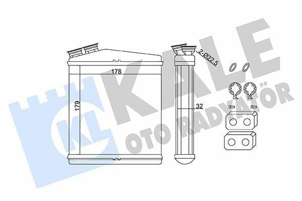 kale radiator 346735 front view, kale radiator 346735 side view, kale radiator technical specifications KALE Radiator 346735 - Top Quality Aluminum Heater for Range Rover, Discovery & Freelander | 7.06 in x 7.00 in x 1.25 in KALE Radiator 346735 - Premium Aluminum Heater | Car Owners & Mechanics kale, aluminum-radiator, heating-system, car-parts, range-rover, discovery, freelander, car-owners, mechanics, ai-generated