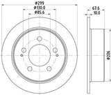 HELLA Pagid Brake Discs 8DD355116-341 — Brake Rotors & Drums
