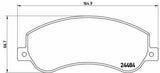 BREMBO P85115 Brake Pads - Front Set for VW Amarok