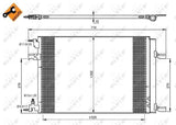 NRF 35918 A/C Condenser Durable Aluminum Radiator Compatible with Chevrolet Cruze — Condensers & Evaporators