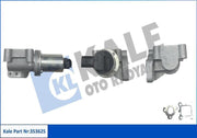 egr-valve-electric-353625-front-view, egr-valve-electric-353625-side-view KALE EGR Valve 353625 - Electric Exhaust Recirculation Valve | 2.5Crdi KALE EGR Valve - Electric 2.5Crdi egr-valve, electric-egr-valve, kae-products, 2-5crdi, emissions-control, car-repair, engine-parts, automotive-parts, vehicle-upgrade, ai-generated