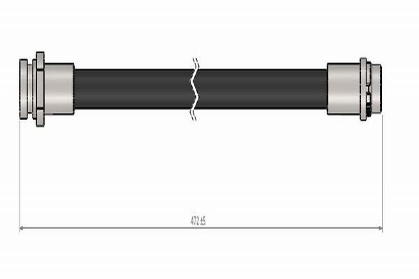 CAVO Brake Hose Left Rear for Movano A Master 2004-2007 — Brake Hydraulics